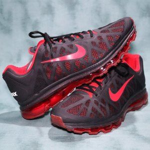 Nike Air Max Black Sport Red Mens 13